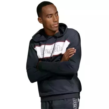 Bench Толстовка для дома, длинный рукав, толстовка с круглым вырезом и капюшоном, смесь хлопка Bench Loungewear, белый