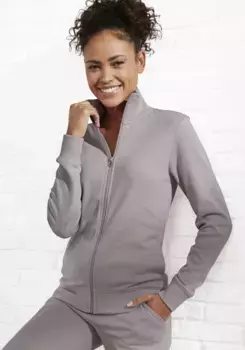 Bench Толстовка для домашней одежды с вышитым воротником-стойкой, костюм для отдыха Bench Loungewear, розовый