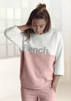 Bench Толстовка с цветовыми блоками, одежда для отдыха, костюм для отдыха, цвет Apricot-Ecru