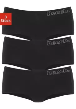Bench Трусики (3 шт.) изготовлены из качественного эластичного хлопка, черный