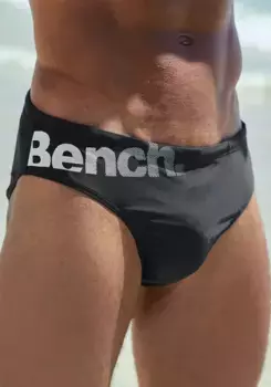 Bench Трусы для плавания с надписью Bench, черный