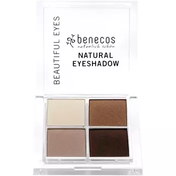 Benecos Vegan Coffee & Cream Natural Quattro Палетка теней для век, Benecos - Natural Beauty
