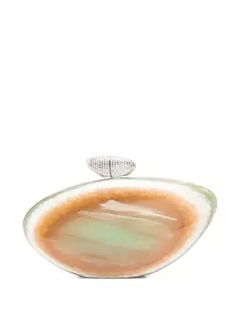 Benedetta Bruzziches клатч Armonia, зеленый