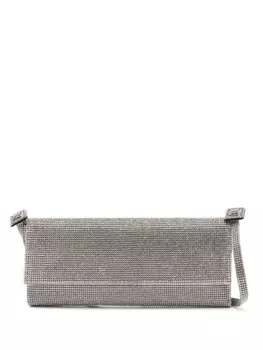 Benedetta Bruzziches сумка через плечо Vittissima La Grande с кристаллами, серебристый