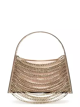Benedetta Bruzziches сумка Lucia In The Sky с кристаллами, золотистый