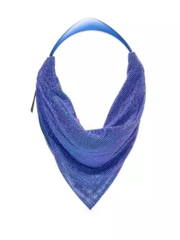 Benedetta Bruzziches сумка на плечо Ursolina со стразами, синий