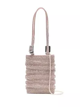 Benedetta Bruzziches сумка-тоут Lollo со стразами, розовый