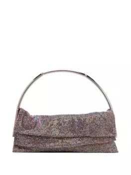 Benedetta Bruzziches сумка-тоут с кристаллами, оранжевый