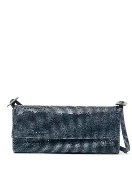 Benedetta Bruzziches Vittissima La Grande crystal-embellished crossbody bag, синий