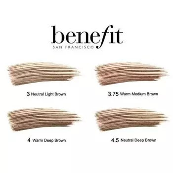 Benefit Gimme Brow+ Volumizing Fiber Gel 0,1 унции 3,75 Теплый средне-коричневый BeneFit