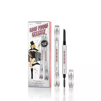 Benefit Набор карандашей для бровей Goof Proof Getaway Brow Pencil Duo Набор из 3 карандашей для бровей Теплый светло-коричневый 2x0,34 г