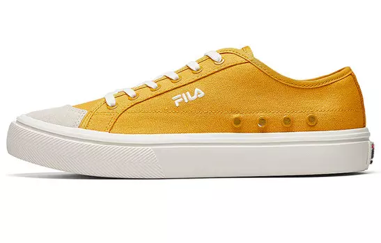 Benetti Canvas Shoes Womens Low-top Yellow Fila Fusion