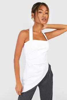 Бенгалийский асим топ Boohoo, белый
