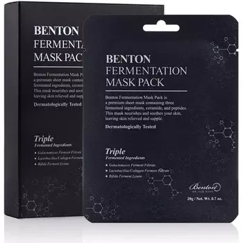 Benton Маска-пакет с ферментацией Wrinkle Care Premium Boosting Mask Pack - коробка из 10 шт.