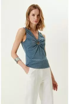 Бензиновая блузка Network, синий