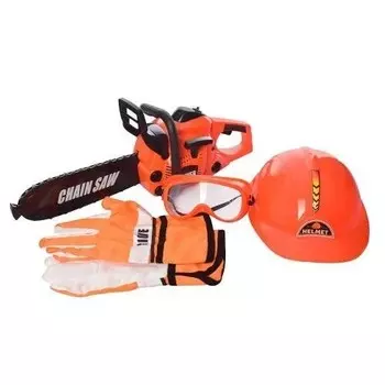 Бензопила, Мотопила + Шлем, Очки, Перчатки KIK