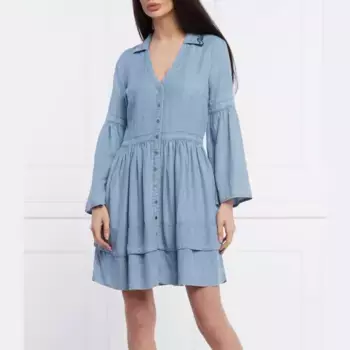 Бережное платье Pinko, синий