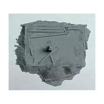 Березина - Разрушенный деревенский дом, Terrain - Resin (15mm) (Monday Knight Productions)