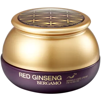 Bergamo Red Ginseng крем для лица против морщин с красным женьшенем, 50 г