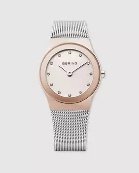 Bering 12927-064 Классические женские часы из стали Bering, серебро