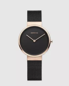 Bering 14531-166 черные стальные женские часы Bering, черный
