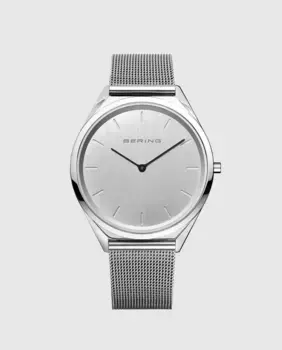 Bering 17039-000 мужские часы из матовой стали, серебряный