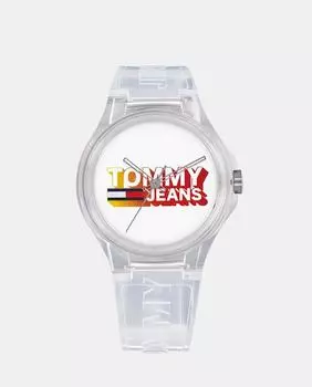 Berlin 1720027 прозрачные силиконовые мужские часы Tommy Jeans, белый
