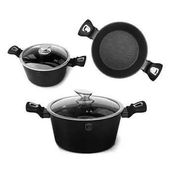 Berlinger Haus Garnki 15 Elementw Черный металлик RoyalBH1664 BerlingerHaus