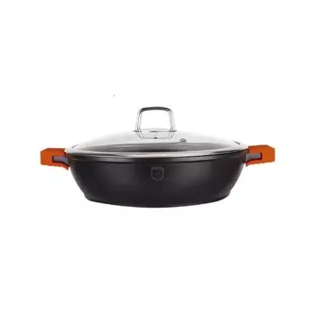 BERLINGERHAUS Кастрюля круглая с мраморной поверхностью и крышкой 28 см Granite Diamond Line BH-1109