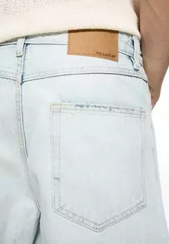 БЕРМУДА Standard PULL&BEAR, Джинсовые шорты голубой деним