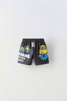 Бермудские шорты minions ZARA, серый