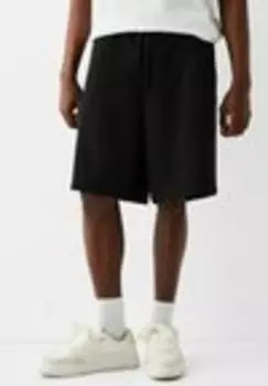 Бермуды BAGGY Bershka, черный