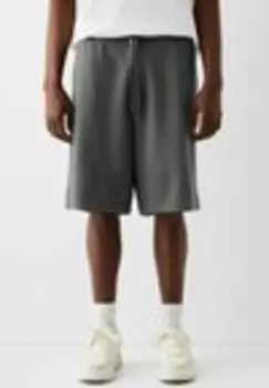 Бермуды BAGGY Bershka, темно-серый