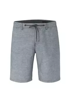 Бермуды из хлопка и льна обычного кроя RELAX Bermuda PADDOCK'S, темно-синий