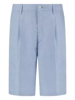 Бермуды из льна Boggi Milano, синий