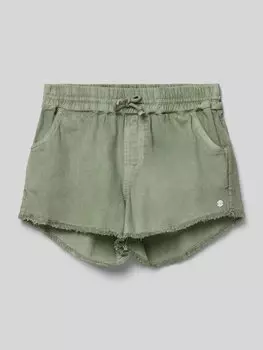 Бермуды классического кроя с карманами Roxy, хаки
