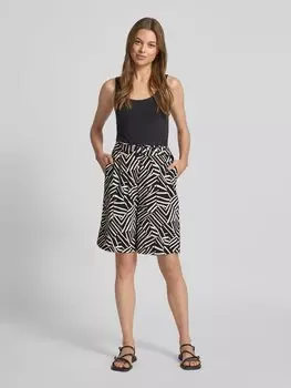 Бермуды классического кроя с поясом Christian Berg Woman, черный