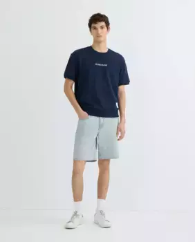 Бермуды ковбойские мужские Guess Jeans, светло-голубой