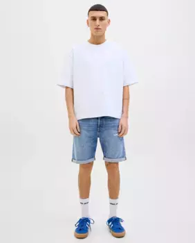Бермуды мужские ковбойские regular fit Jack & Jones, синий