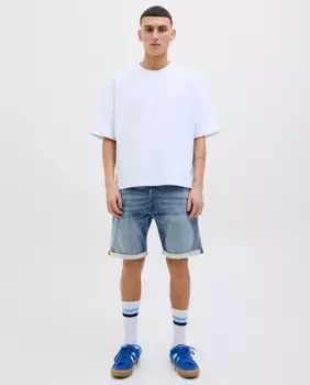 Бермуды мужские ковбойские regular fit Jack & Jones, синий