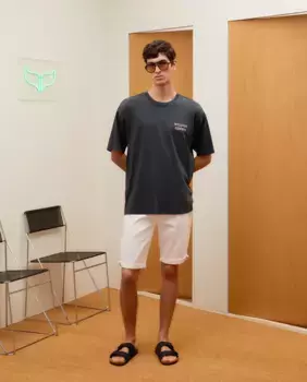 Бермуды мужские прямые джинсовые Green Coast, белый