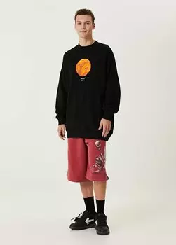 Бермуды с красным узором Off-White