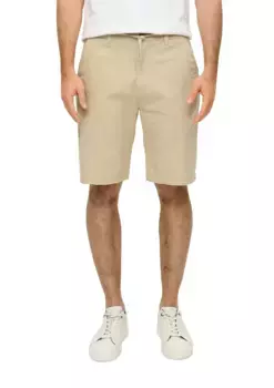 Бермуды S.Oliver, с эластичным поясом и кулиской, бежевый