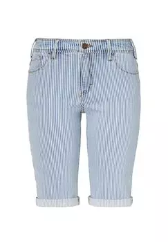 Бермуды с синими полосками LUCY PADDOCK'S, цвет Light Blue Striped