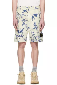 Бермуды удобные карго Stone Island, цвет desert