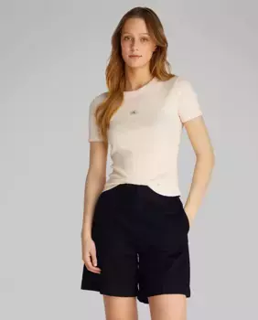 Бермуды женские из льна Calvin Klein Jeans, черный