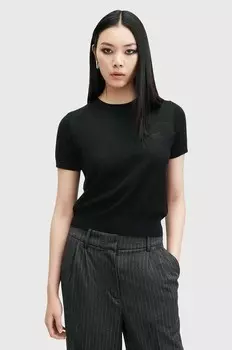 BERN шерстяная футболка AllSaints, черный