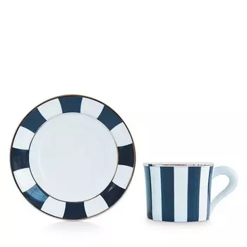 Bernardaud Galerie Royale Bleu Nuit Чайное блюдце, мультиколор