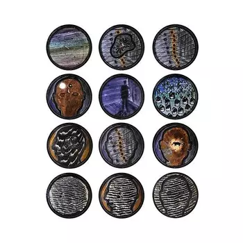 Bernardaud L'Art de la Table The Boundless Sea, Дэвид Линч, тарелки-купе, набор из 12 шт, мультиколор