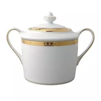 Бернардо Афина Сахарница Bernardaud, золотой